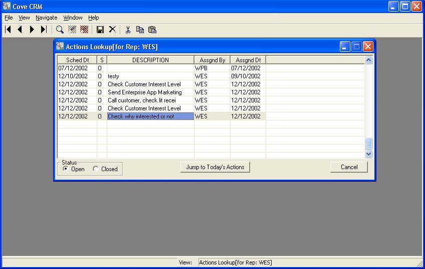 The use of customized, user specific, multi-parameter browse technology allows the client to define exactly the functionality they would like for their system. All codes for Incidents, Stages, and Actions in the system are fully definable by the client company to allow the software to function by utilizing their workflow and processes. 