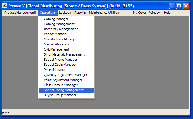Product Management - The Stream V Integrated Business Software.